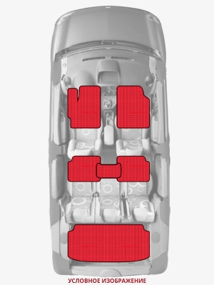 ЭВА коврики «Queen Lux» комплект для Jeep Renegade